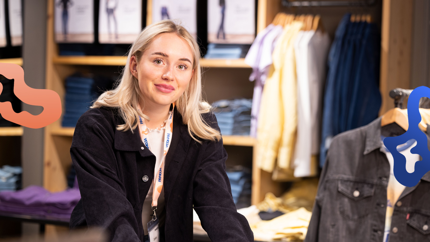 Engagerad och glad personal som jobbar extra i en pålitlig personalpool