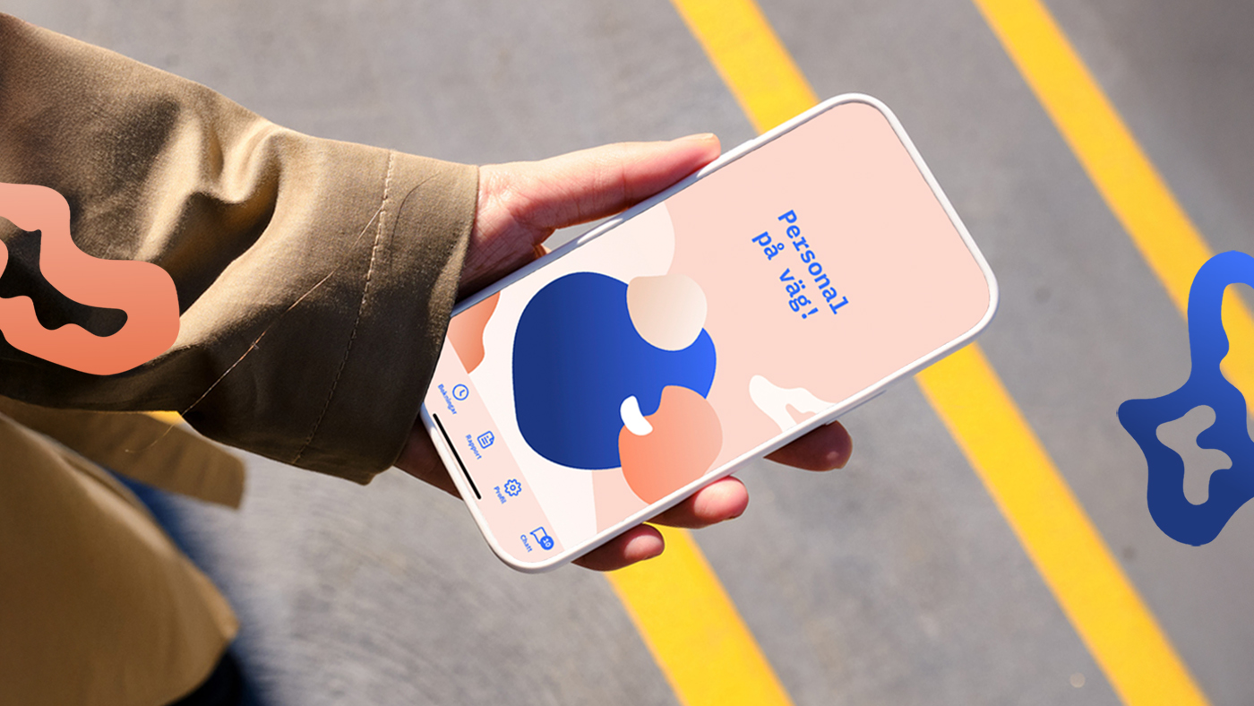 Smartphone visar en pushnotis från Pamoja som gör att verksamhet undviker kaos när allt händer samtidigt